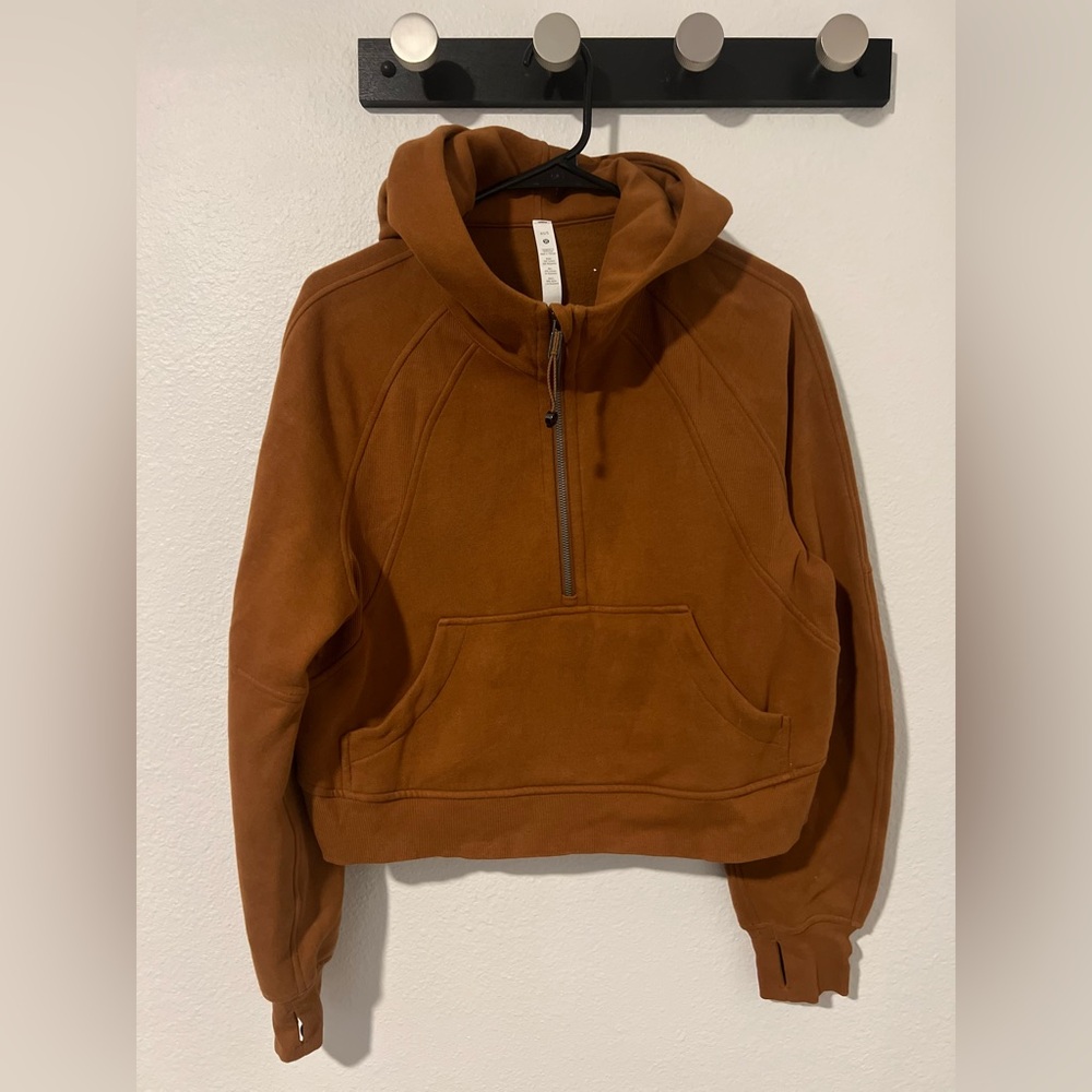 Lululemon Brown Half-Zip Hoodie